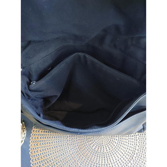 Rolfs Leather Foldover Flap Shoulder Bag - Picture 10 of 11